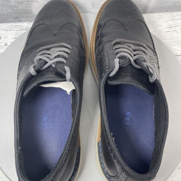 Cole Haan Mens Size 10.5 M  Black Grand 360 Wingtip Oxford Lace Up Dress Shoes main image 14